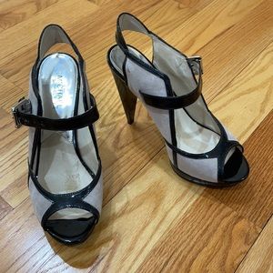 **Michael Kors Gray and Black Heels
